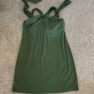 Athleta Womens Size L Halter Twist Swim Dress